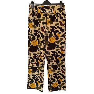 Market Studios Brand Smiley Woodland Camo Jeans
